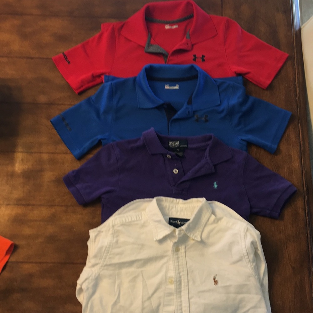 Boys 4 shirt bundle SIZE 6 play shirts